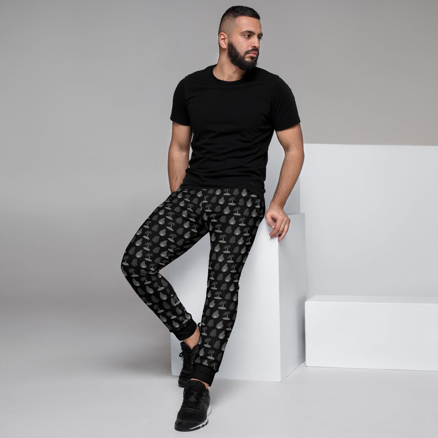 Joggers - Fire Island Pines Shadow Emoji Black