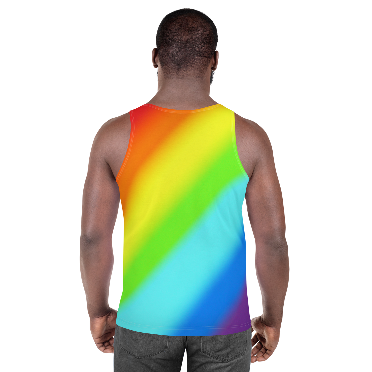 Rainbow All Over Tank Top