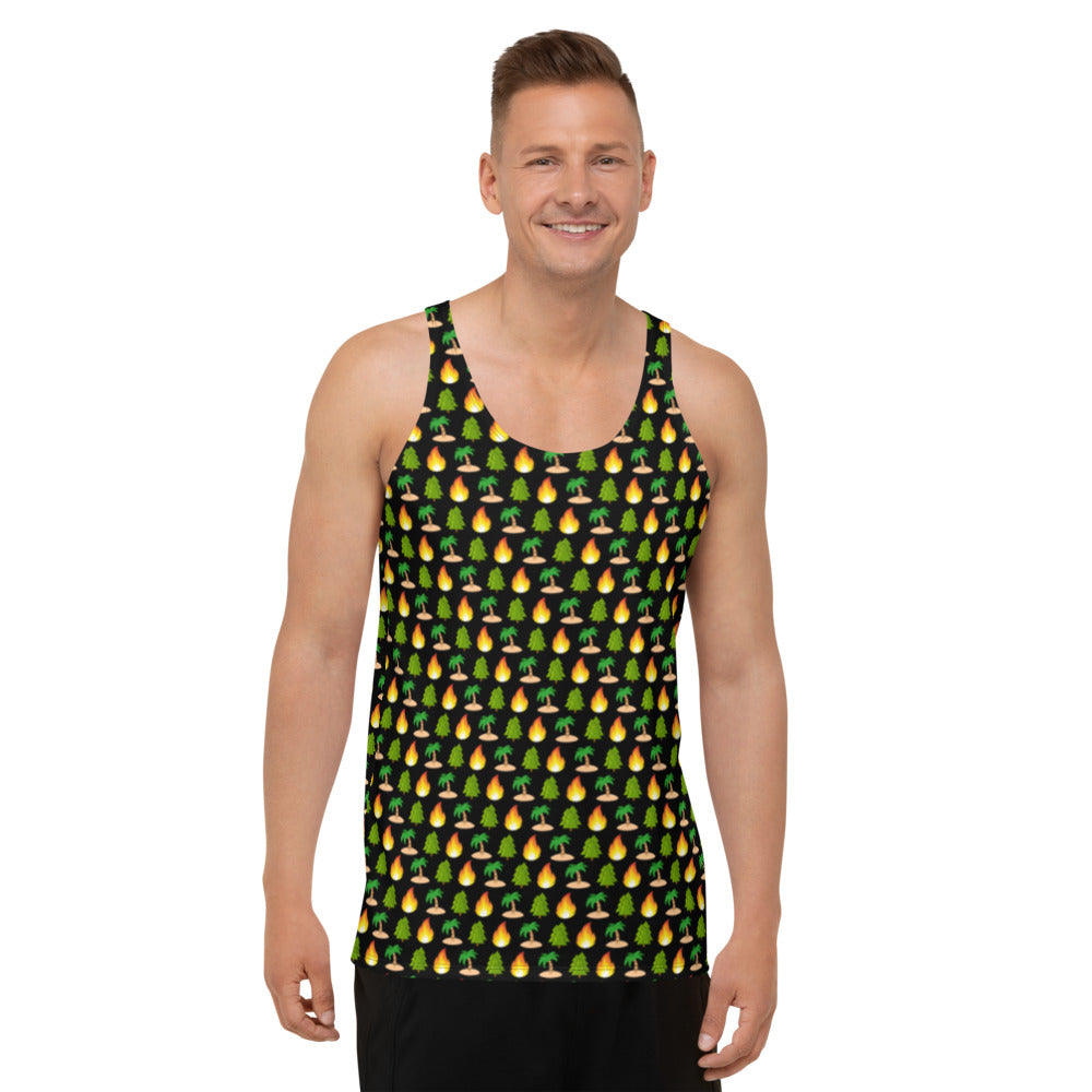 Fire Island Pines Emoji All Over Tank Top