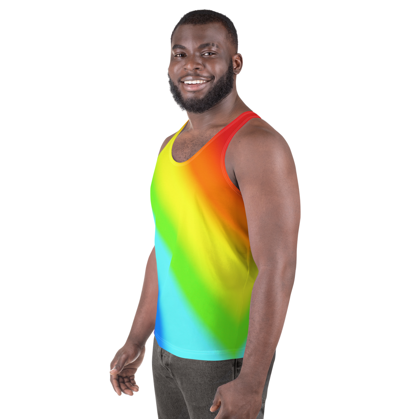 Rainbow All Over Tank Top