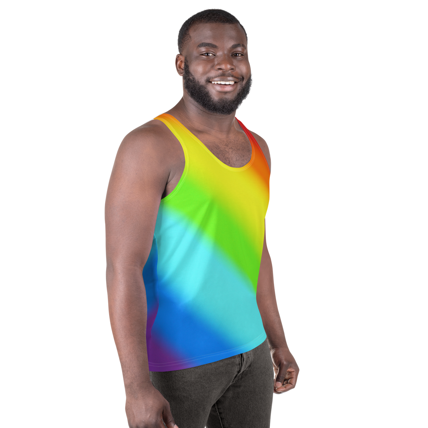 Rainbow All Over Tank Top