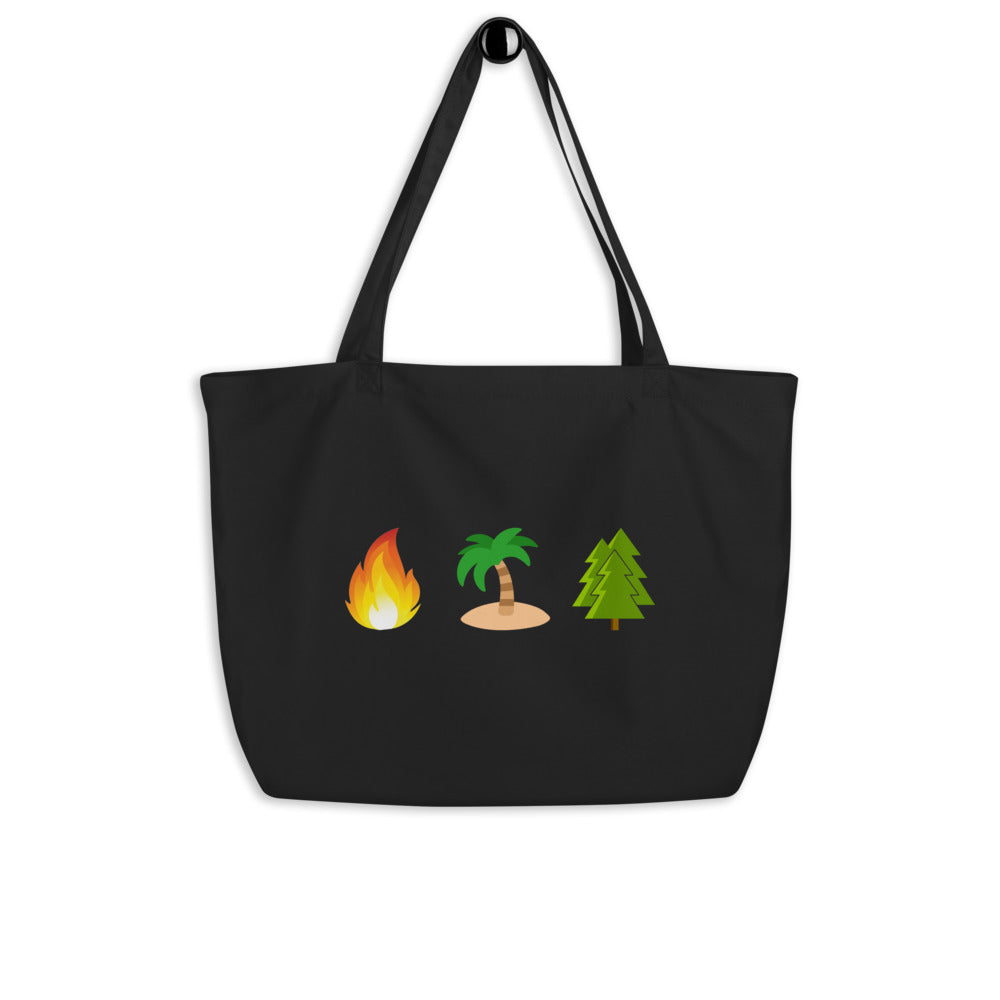 Tote Bag (organic) Fire Island Pines Emoji