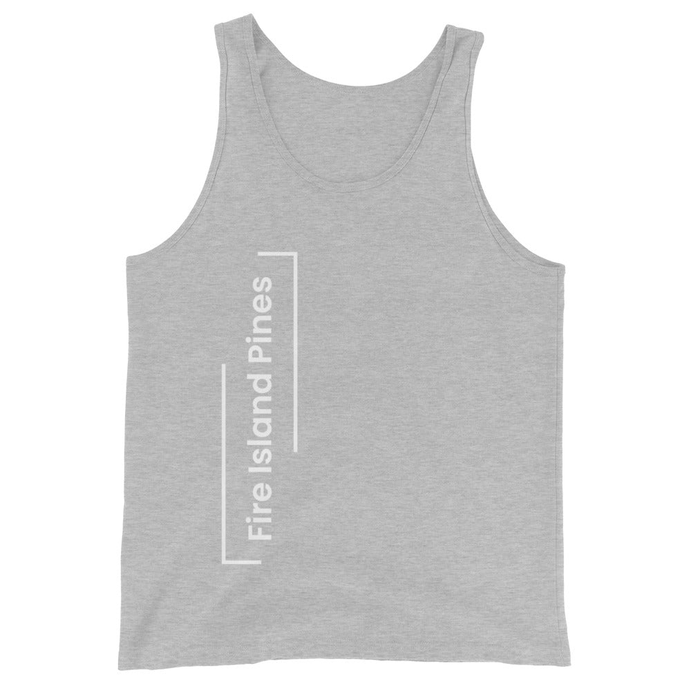 Fire Island Pines Split Box Side Tank Top Bella + Canvas