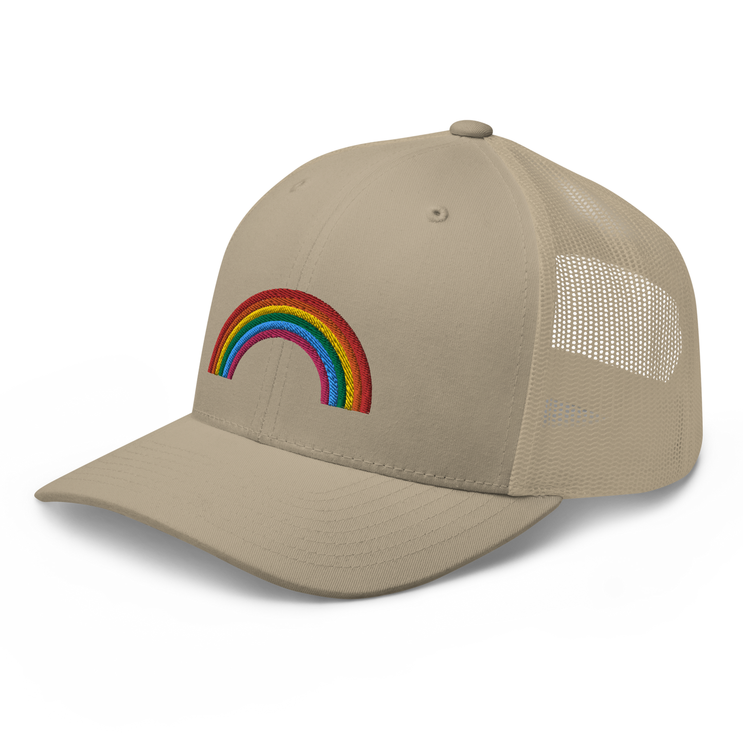 Trucker Hat Rainbow Embroidered